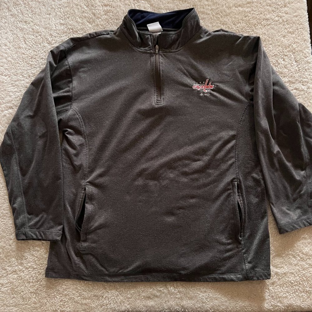 Washington Capitals Quarter Zip Size XL